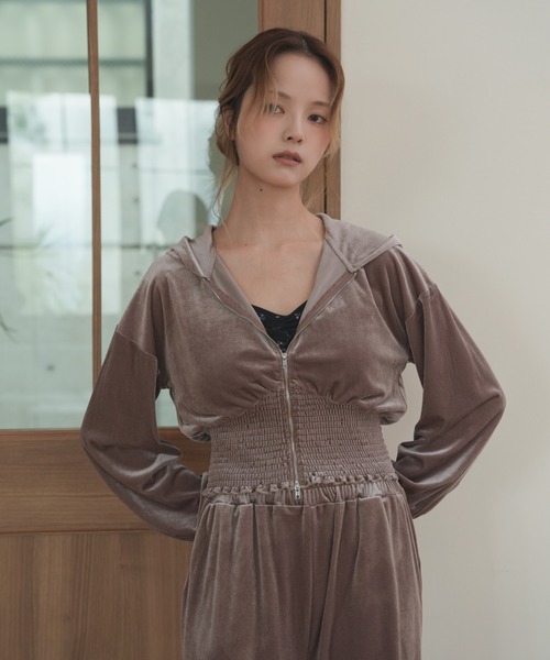 セットアップ 「SET ITEM」velour set up /ベロアセットアップ