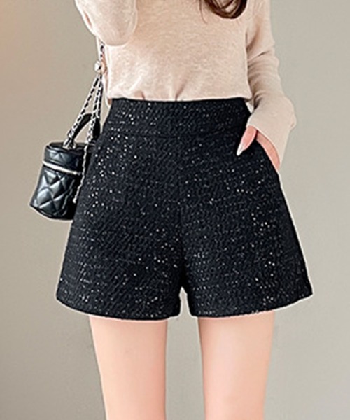 GLAMOROUS JANE（グラマラスジェーン） パンツ ラメツイード