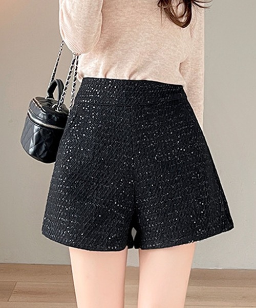 GLAMOROUS JANE（グラマラスジェーン） パンツ ラメツイード