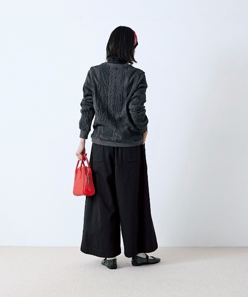 パンツ サニークラウズ　寒がりな魔女の裏フリースキュロパン「レディース」 レディース | Sunny clouds | 11