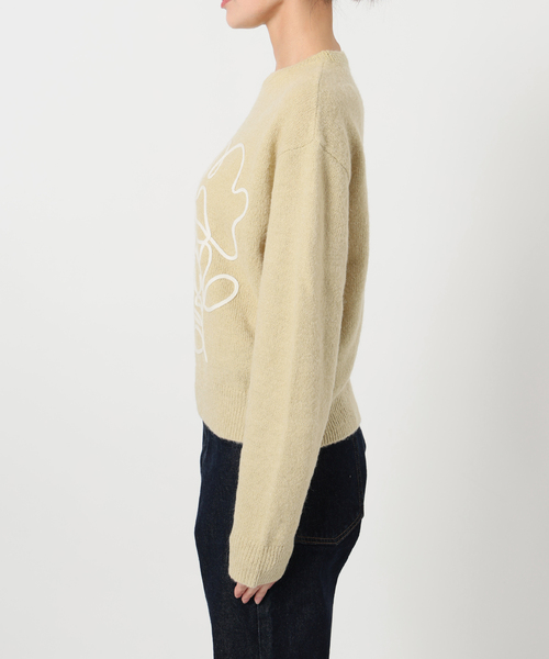 SLOBE IENA（スローブイエナ） ニット セーター habi フラワーニット