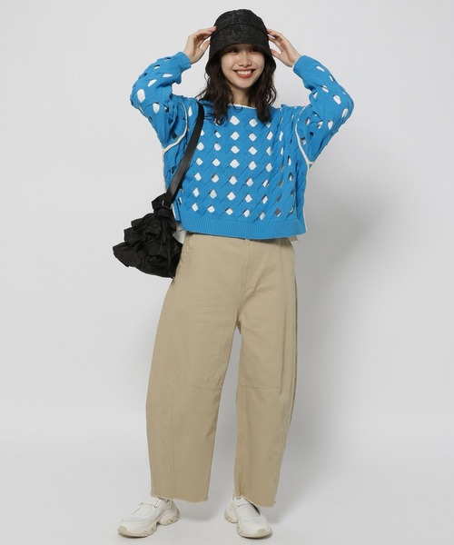 niko and…（ニコアンド） パンツ MEDIUM ダークブルー レディース