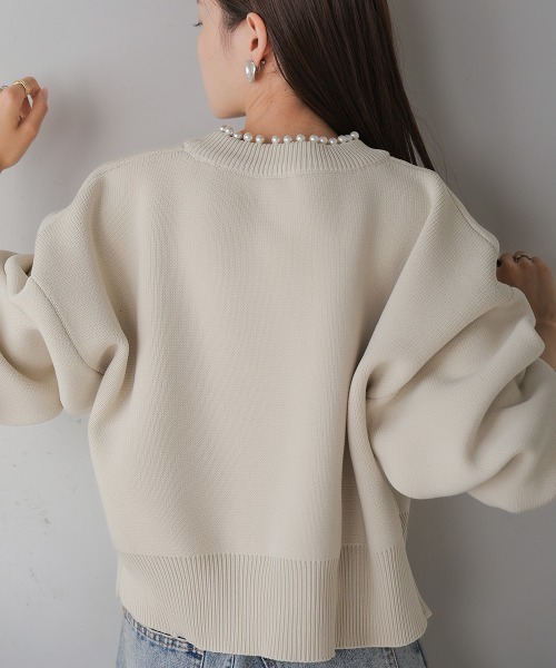 「Bab」 長袖ニット M ホワイト系その他 レディース_画像7