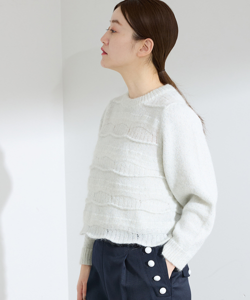 IENA（イエナ） ニット セーター モヘヤMIXラメニット レディース