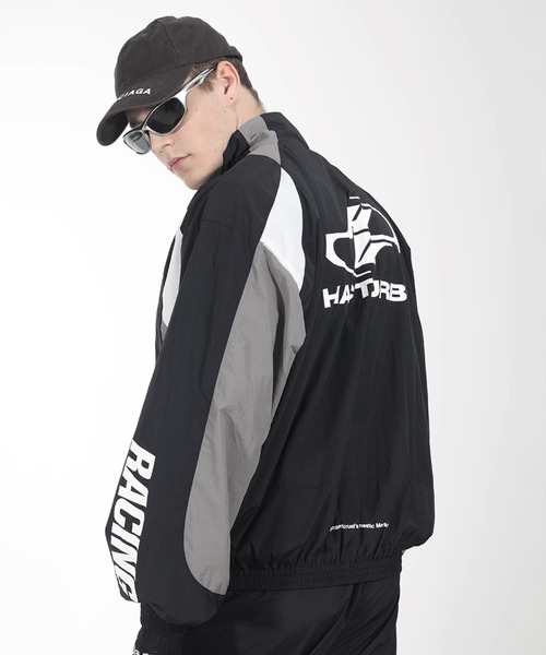 「HARSH AND CRUEL」 ナイロンブルゾン M ブラック メンズ_画像3