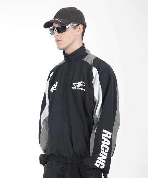 「HARSH AND CRUEL」 ナイロンブルゾン M ブラック メンズ_画像4