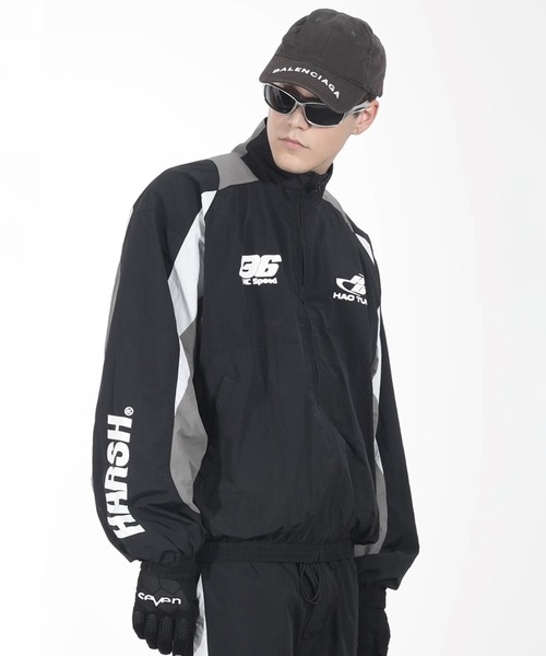 「HARSH AND CRUEL」 ナイロンブルゾン M ブラック メンズ_画像5