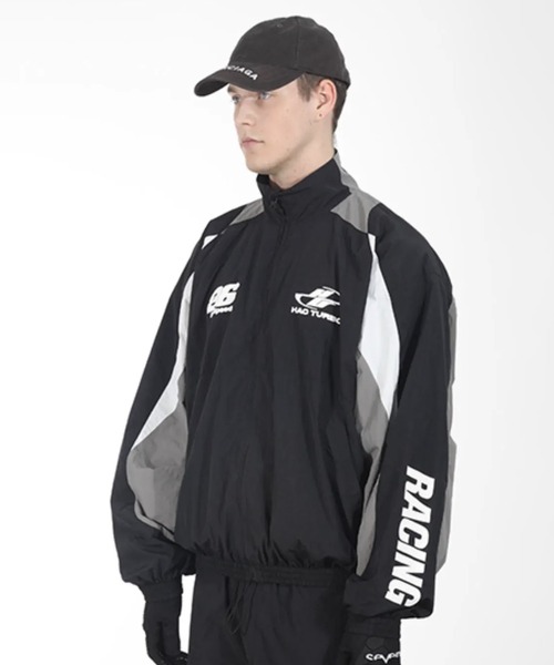 「HARSH AND CRUEL」 ナイロンブルゾン M ブラック メンズ_画像8