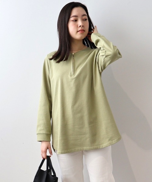 BORDERS at BALCONY（ボーダーズアットバルコニー） 7分袖チュニック