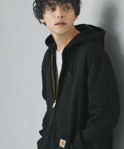 Carhartt（カーハート） ジップアップパーカー X-LARGE ヘザーグレー