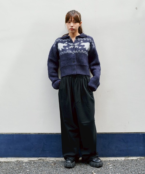 BASICKS（ベイシックス） ニット セーター Heart Nordic Short