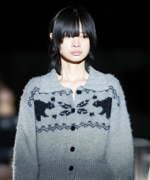 BASICKS（ベイシックス） ニット セーター Heart Nordic Short