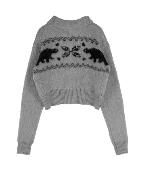 BASICKS（ベイシックス） ニット セーター Heart Nordic Short