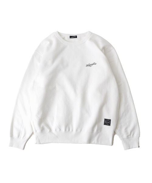「NineMicrophones」 スウェットカットソー - ホワイト メンズ_画像6