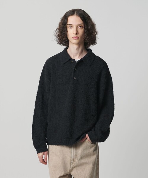 未使用 H BEAUTY&YOUTH ユナイテッド アローズ ポロシャツ 黒 M ユナイテッドアローズ BEAUTY&YOUTH ポロシャツ ピケ ブラック M