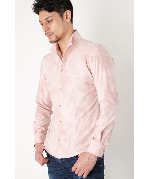 トルネードマートシャツ TORNADO MART（トルネードマート） 長袖シャツ M ピンク メンズ