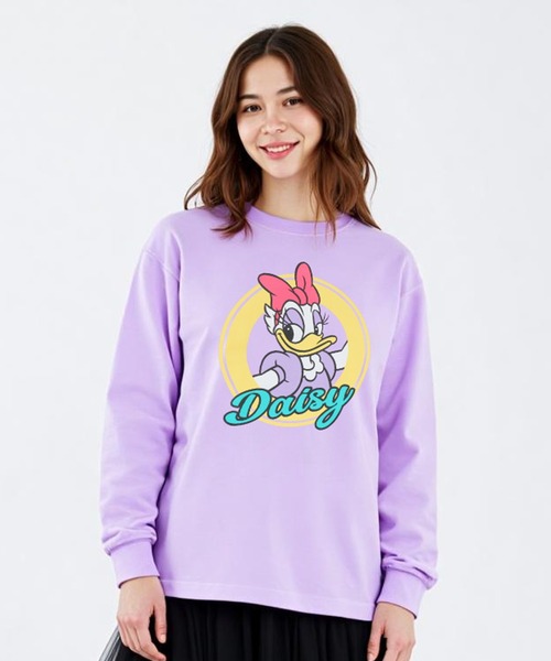 Disney（ディズニー） tシャツ 親子お揃い BIGキャラクターロンT 1245A