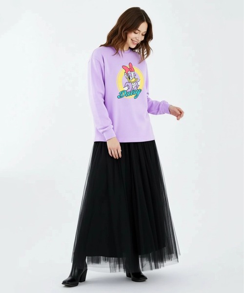 Disney（ディズニー） tシャツ 親子お揃い BIGキャラクターロンT 1245A