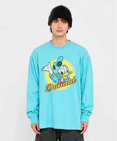 Disney（ディズニー） tシャツ 親子お揃い BIGキャラクターロンT 1245A