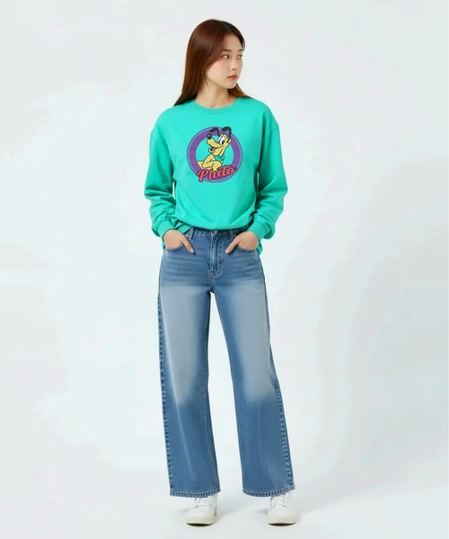 Disney（ディズニー） tシャツ 親子お揃い BIGキャラクターロンT 1245A