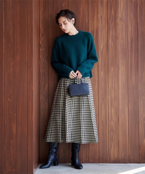 「ur's」 ニットスカート S ホワイト系その他2 レディース_画像7