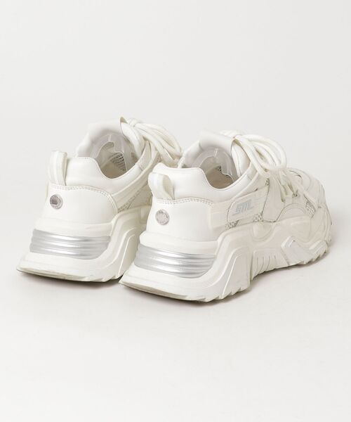 「STEVE MADDEN」 ローカットスニーカー 23.0cm ホワイト レディース_画像2