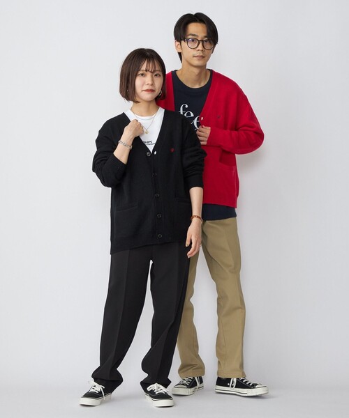 SHIPS（シップス） ニットカーディガン LARGE ブラック メンズ