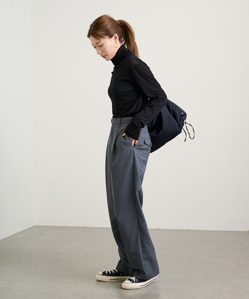 「FRAMeWORK」 長袖カットソー FREE ホワイト レディース_画像4