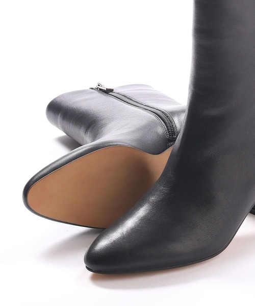 「ALUNE」 ブーツ 23cm グレイッシュベージュ レディース_画像4