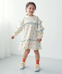 ワンピース ワッフルメニーフリルワンピース キ...の詳細画像2