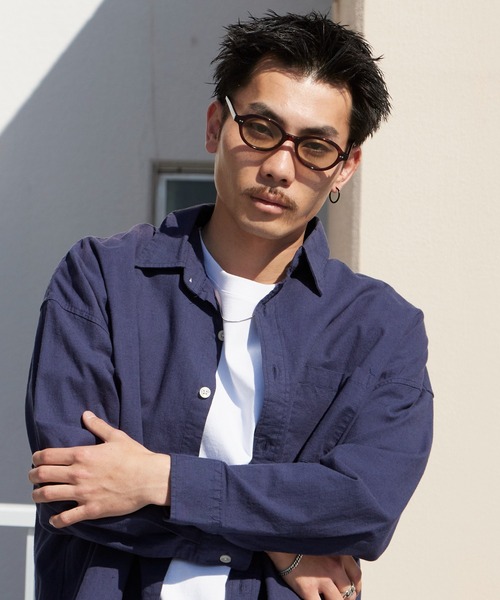 AIM（エイム） 伊達メガネ メガネ 眼鏡 オーバルシェイプ メガネ