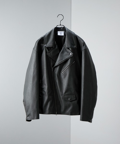 「ENDER PRODUCTS」 ライダースジャケット L ブラック メンズ_画像4