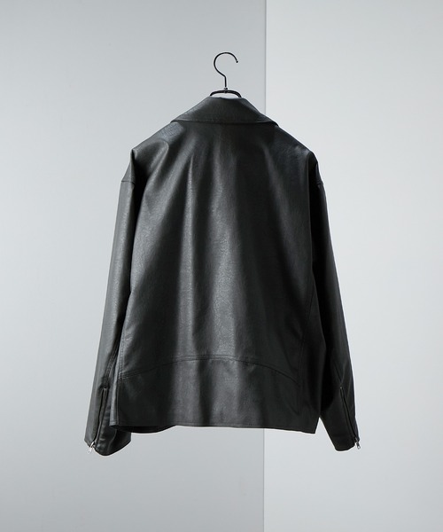 「ENDER PRODUCTS」 ライダースジャケット L ブラック メンズ_画像5