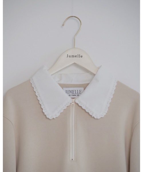 「JUMELLE」 スウェットカットソー FREE グレー レディース_画像3