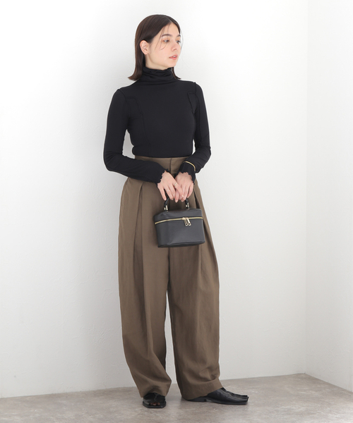「BASERANGE」 長袖カットソー MEDIUM ブラック レディース_画像6