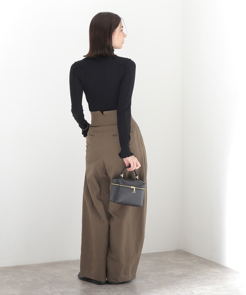 「BASERANGE」 長袖カットソー MEDIUM ブラック レディース_画像9