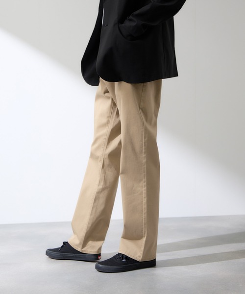 チノパン REALSTANDARD マイカラーズ スラッシュポケット チノパンツ