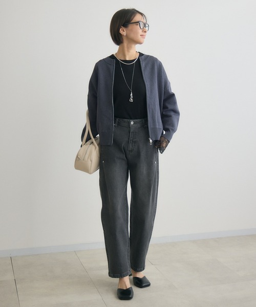 「KATHARINE ROSS」 「Pillini」ニットカーディガン MEDIUM オフホワイト レディース_画像7