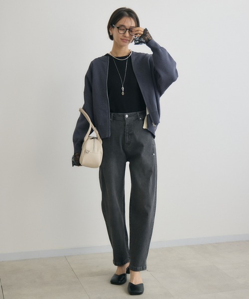 「KATHARINE ROSS」 「Pillini」ニットカーディガン MEDIUM オフホワイト レディース_画像8