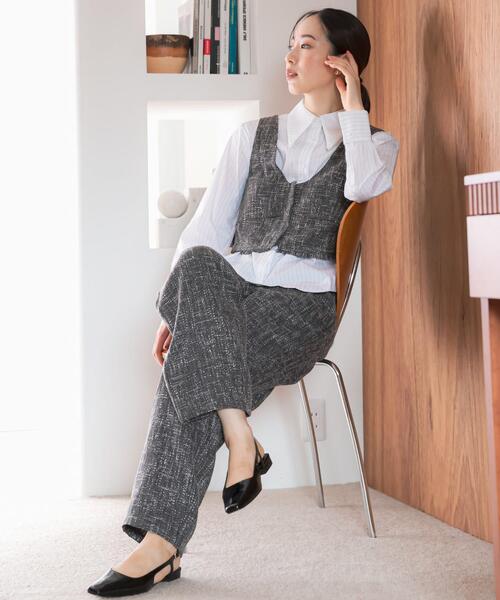 「F by ROSSO」 セットアップ 38 グレー レディース_画像7