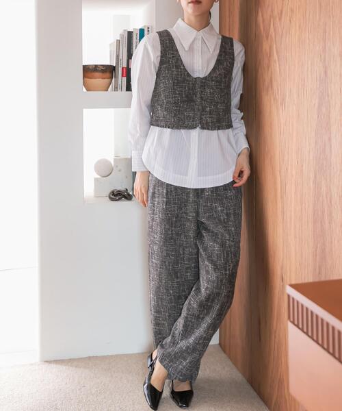 「F by ROSSO」 セットアップ 38 グレー レディース_画像8