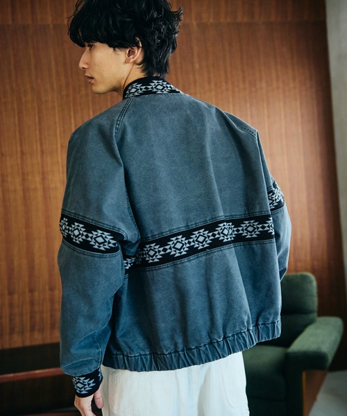 あ*か様 PENNEY'S ターコイズ サンタフェジャケット PENNEYS（ペニーズ） ブルゾン アウター PENNEY'S / ぺニーズ DUCK