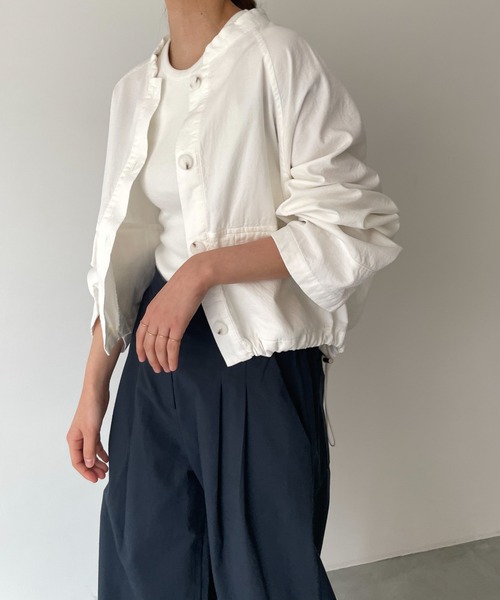 「CANAL JEAN」 「El mar」ジャケット ONE SIZE ホワイト レディース