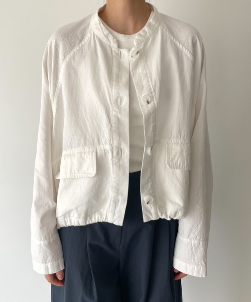 「CANAL JEAN」 「El mar」ジャケット ONE SIZE ホワイト レディース
