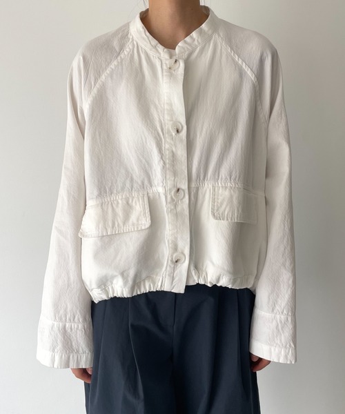 「CANAL JEAN」 「El mar」ジャケット ONE SIZE ホワイト レディース