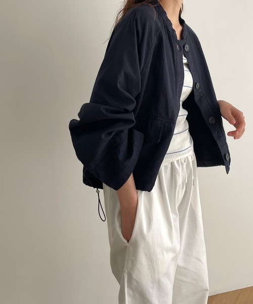 「CANAL JEAN」 「El mar」ジャケット ONE SIZE ホワイト レディース
