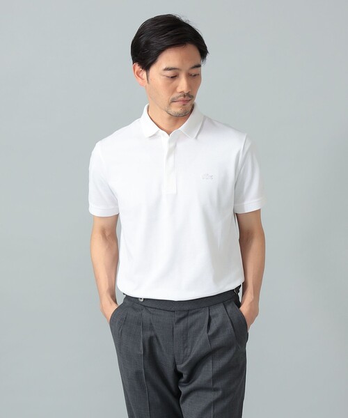 Lacoste ポロシャツ 白 LACOSTE（ラコステ） ポロシャツ 「別注」LACOSTE / PARIS ポロシャツ