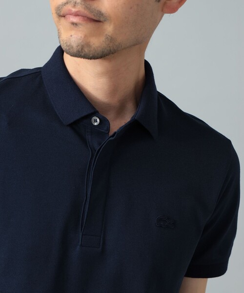 LACOSTE(ラコステ) EDIFICE 別注 ポロシャツ　ネイビー LACOSTE（ラコステ）の「LACOSTE (ラコステ) 別注 EDIFICE 30th