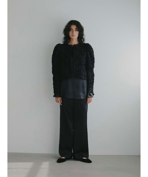 HER. パンツ サテンフレアシルエットパンツ レディース : ZOZOTOWN