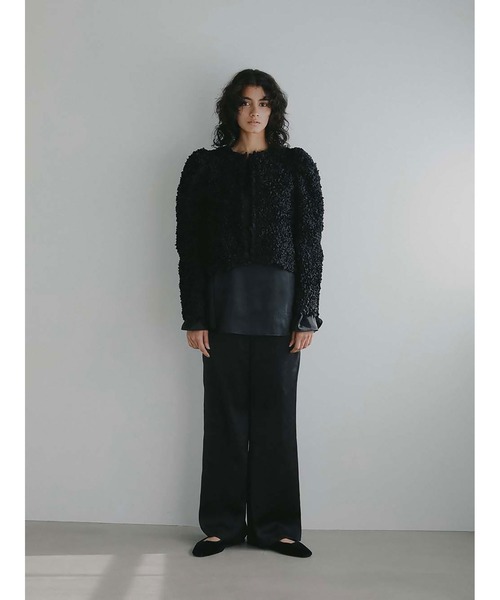 HER. パンツ サテンフレアシルエットパンツ レディース : ZOZOTOWN